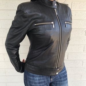 SOLD!! SOLD!! Women’s Black Leather Jacket